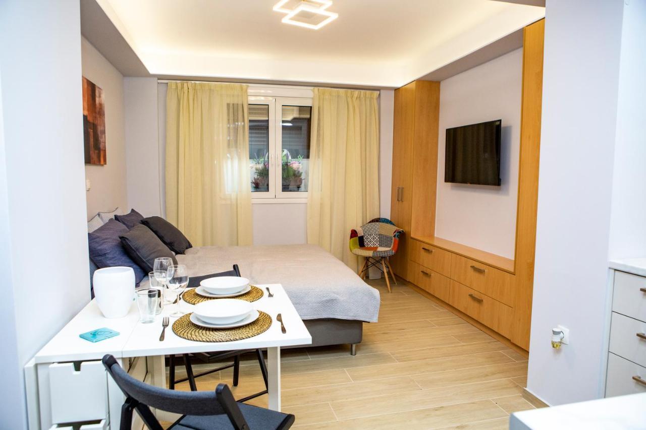 Studio Apartment With All Amenities In Kolonaki Atenas Exterior foto